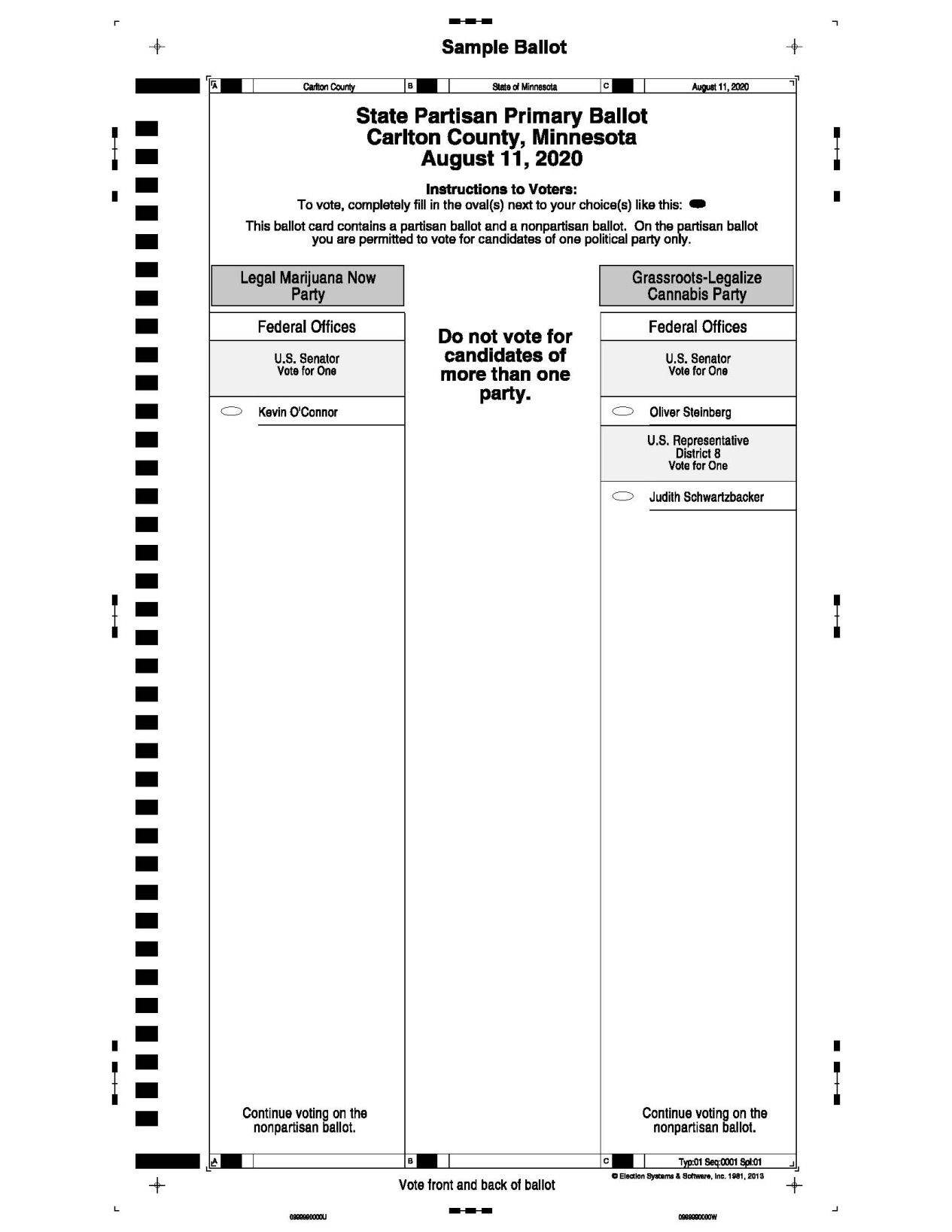 Sample Ballot